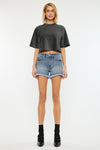 Elsie High Rise Mom Shorts