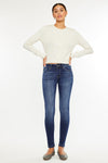 Francesca Mid Rise Super Skinny Jeans