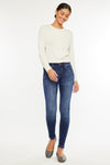 Francesca Mid Rise Super Skinny Jeans