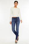 Francesca Mid Rise Super Skinny Jeans