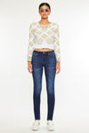 Ashlyn Mid Rise Super Skinny Jeans