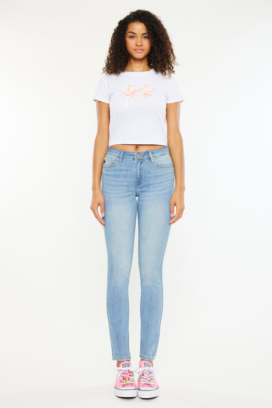 Ashlyn Mid Rise Super Skinny Jeans