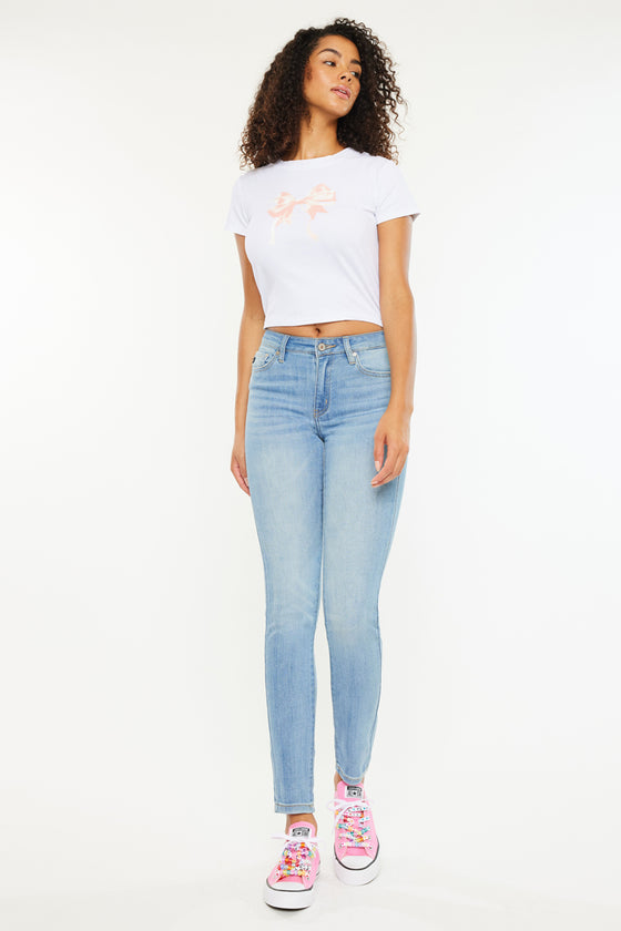 Ashlyn Mid Rise Super Skinny Jeans