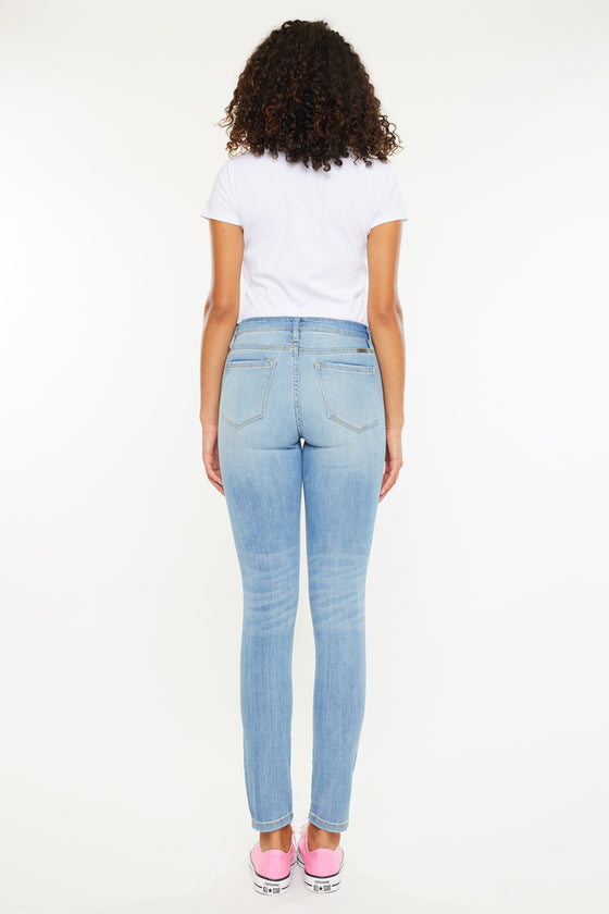 Ashlyn Mid Rise Super Skinny Jeans