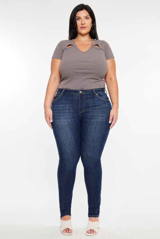 Beth High Rise Super Skinny Jeans (Plus Size)