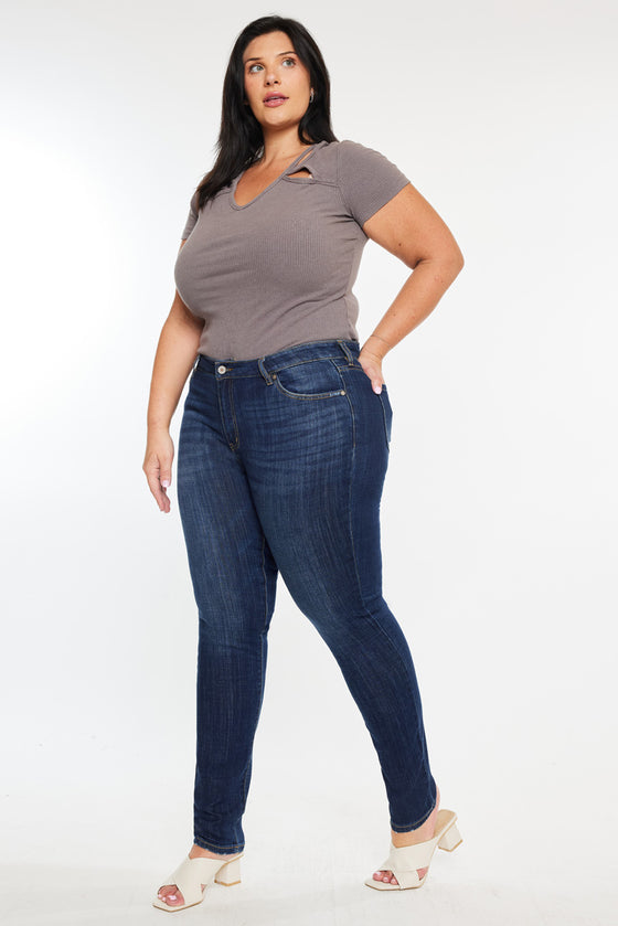 Beth High Rise Super Skinny Jeans (Plus Size)