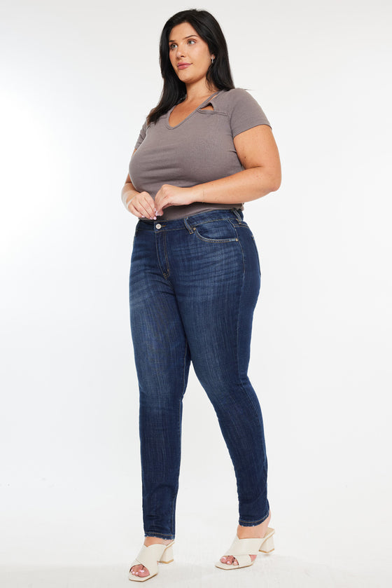 Beth High Rise Super Skinny Jeans (Plus Size)