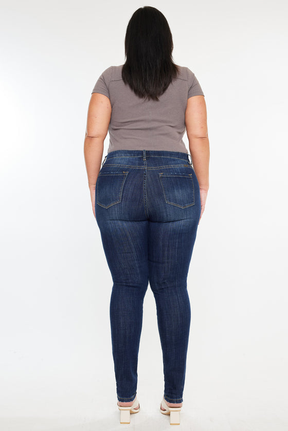 Beth High Rise Super Skinny Jeans (Plus Size)