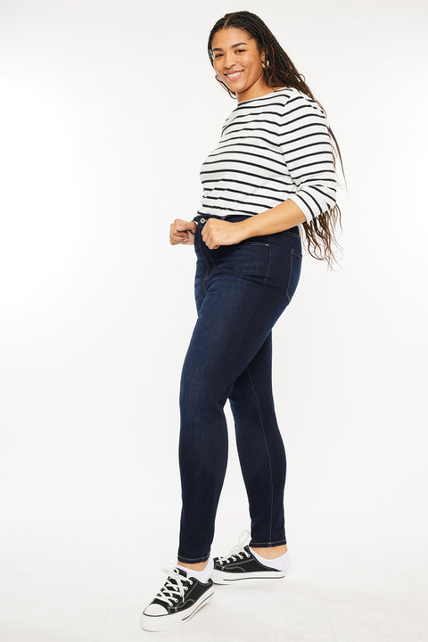 Felicity Ultra High Rise Super Skinny Jeans (Plus Size) - Official Kancan USA