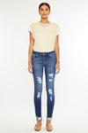 Sienna Mid Rise Super Skinny Jeans