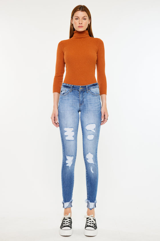 Florence Mid Rise Super Skinny Jeans