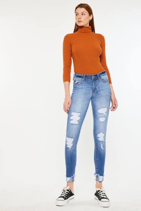 Florence Mid Rise Super Skinny Jeans