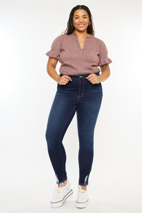 Kelen High Rise Super Skinny Jeans  (Plus Size) - Official Kancan USA