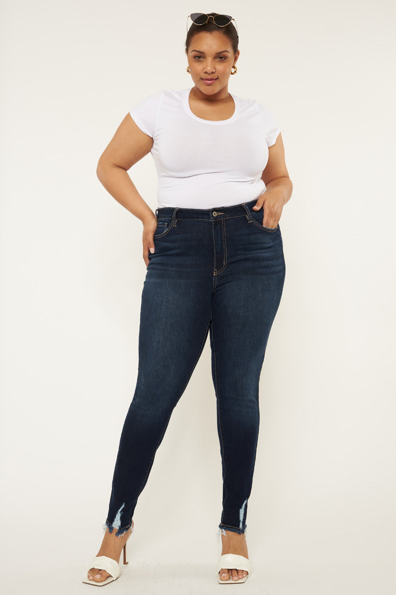 Kelen High Rise Super Skinny Jeans (Plus Size) – Official Kancan USA