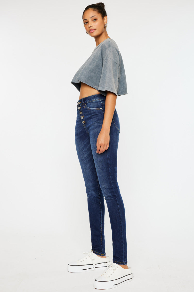 Lyla High Rise Super Skinny Jeans – Official Kancan USA