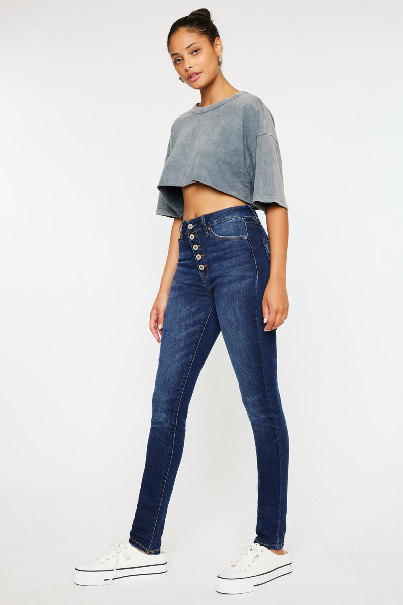 Lyla High Rise Super Skinny Jeans – Official Kancan USA