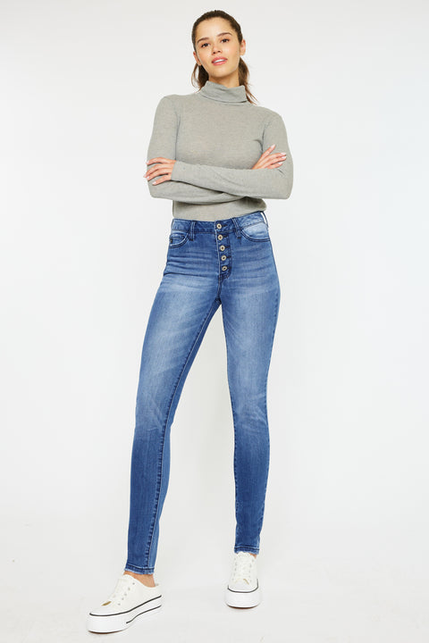 Lyla High Rise Super Skinny Jeans - Official Kancan USA