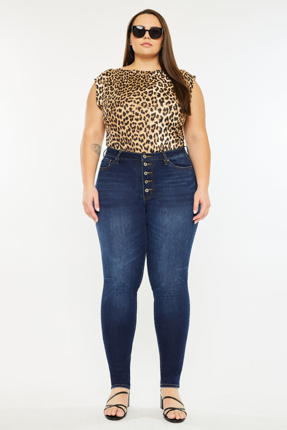 Tabetha High Rise Curvy Fit Jeans (Plus Size)