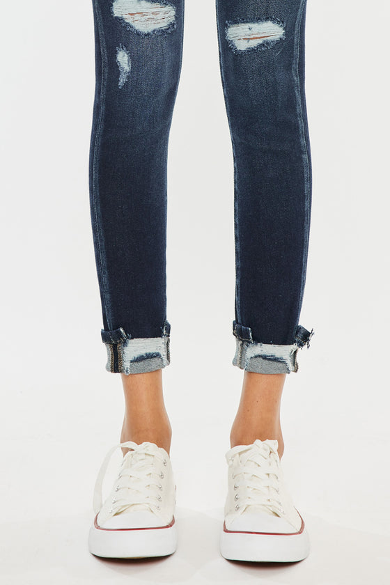 Norah High Rise Ankle Skinny Jeans - Official Kancan USA