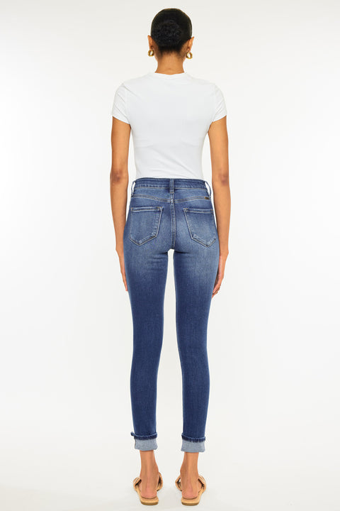 Norah High Rise Ankle Skinny Jeans - Official Kancan USA