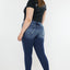 Jewels Mid Rise Ankle Skinny Jeans (Plus Size) - Official Kancan USA