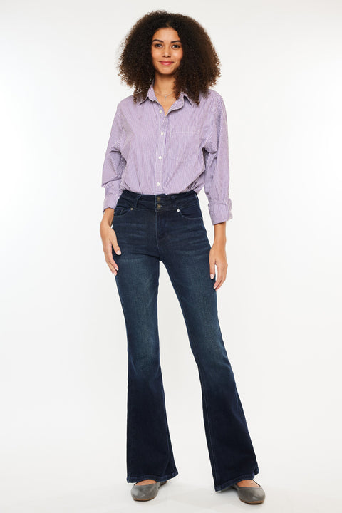 Vida High Rise Flare Jeans - Official Kancan USA