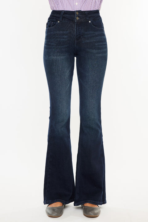 Vida High Rise Flare Jeans - Official Kancan USA