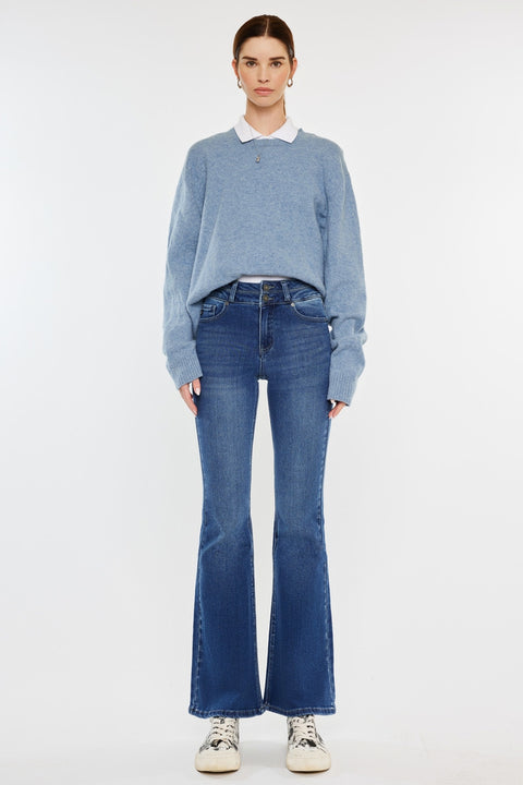 Vida High Rise Flare Jeans - Official Kancan USA