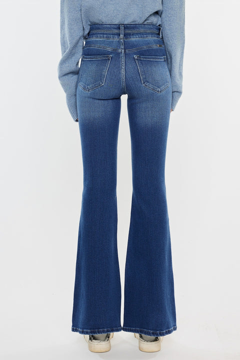 Vida High Rise Flare Jeans - Official Kancan USA