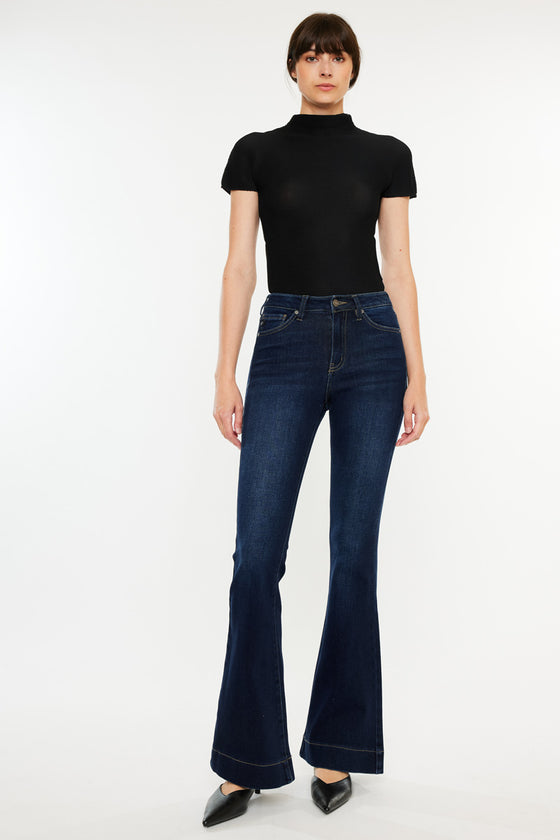 Roxanne High Rise Flare Jeans - Official Kancan USA