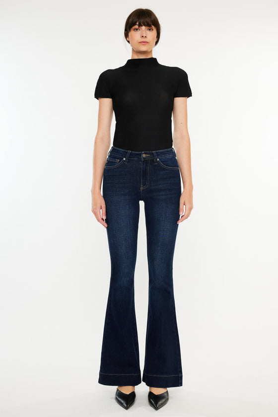 Roxanne High Rise Flare Jeans - Official Kancan USA