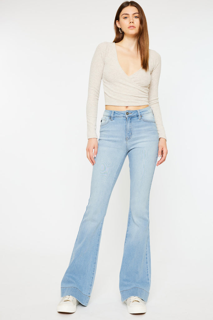 Roxanne High Rise Flare Jeans - Official Kancan USA