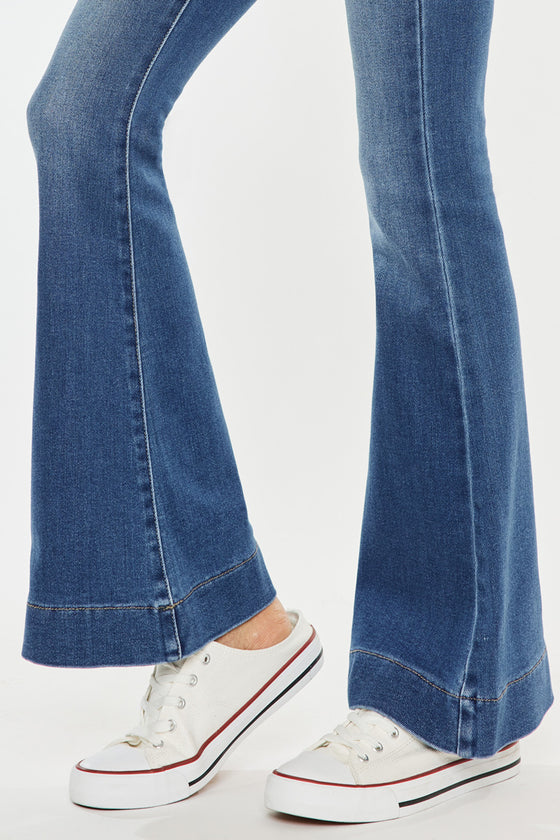 Roxanne High Rise Flare Jeans - Official Kancan USA