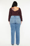 Martha  High Rise Trouser Wide Leg Jeans (Plus Size)