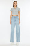 Celine Ultra High Rise Wide Leg Jeans