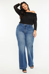 Jewel High Rise Slim Crop Straight Jeans (Plus Size)