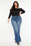 Jewel High Rise Slim Crop Straight Jeans (Plus Size)