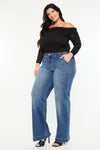 Jewel High Rise Slim Crop Straight Jeans (Plus Size)