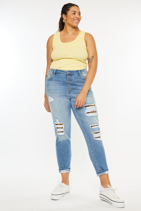 Beatrice High Rise Ankle Skinny (Plus Size) - Official Kancan USA