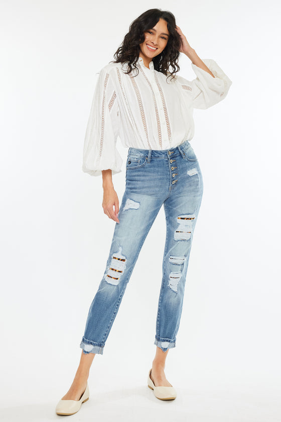 Leona High Rise Ankle Skinny Jeans