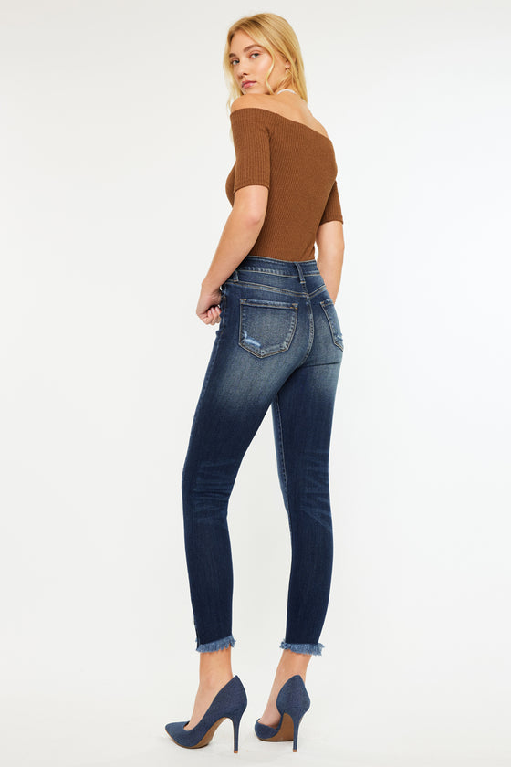 Layna Ultra High Rise Ankle Skinny Jeans