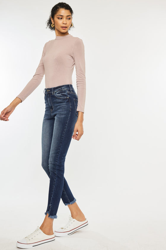 Layna Ultra High Rise Ankle Skinny Jeans - Official Kancan USA