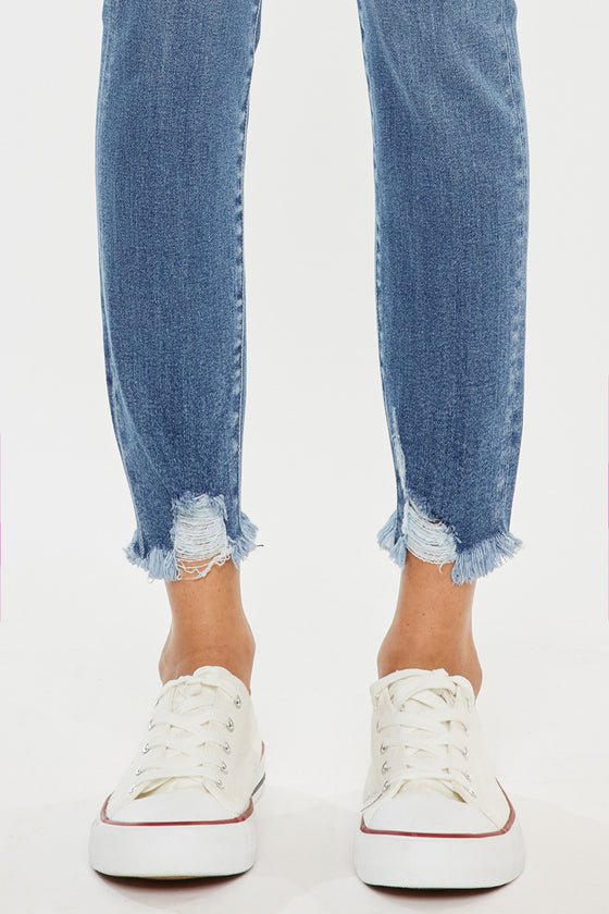 Lucia High Rise Ankle Skinny Jeans - Official Kancan USA