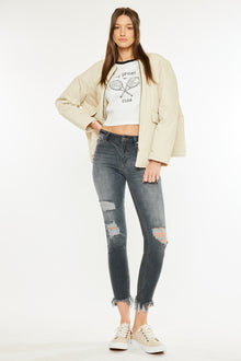  Lourdes High Rise Ankle Skinny Jeans