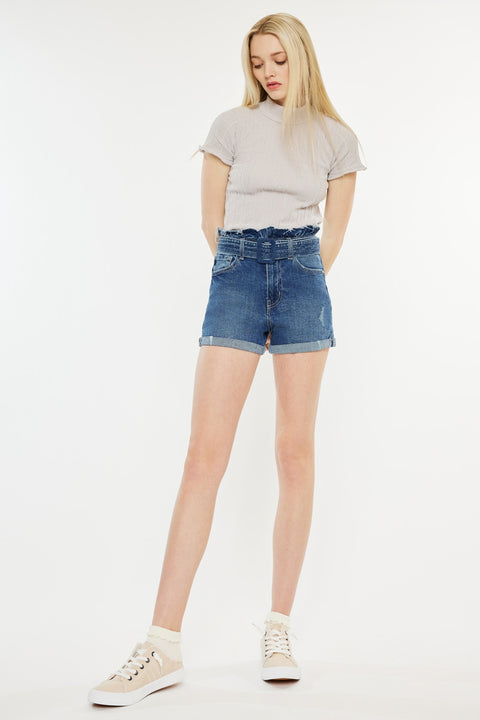 Medina Ultra High Rise Ruffle Shorts - Official Kancan USA