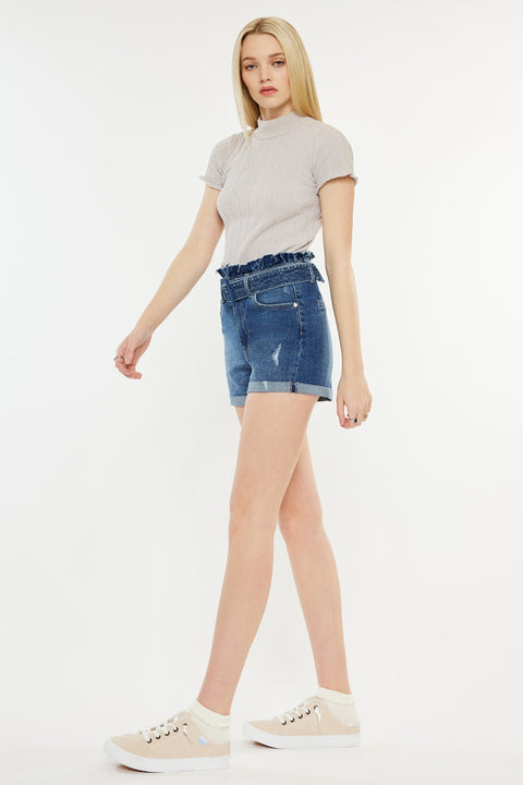 Medina Ultra High Rise Ruffle Shorts - Official Kancan USA