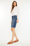 Yara Mid Rise Bermuda Shorts