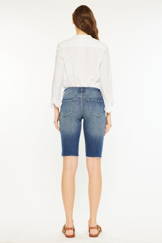 Yara Mid Rise Bermuda Shorts