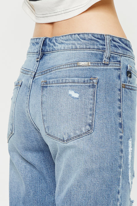 Devika Mid Rise Boyfriend Jeans - Official Kancan USA