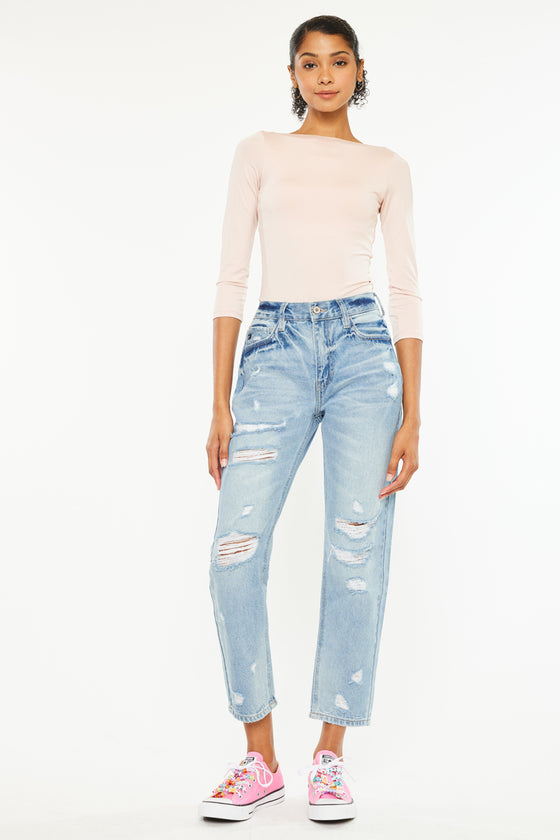 Larisa Ultra High Rise Mom Jeans